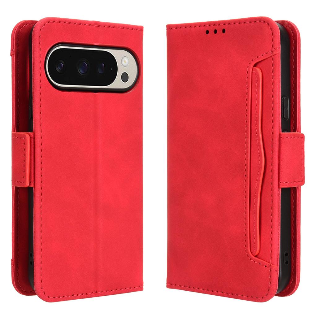 For Google Pixel 9 Pro/Pixel 9 Case Wallet Card Slots PU Leather+TPU Full Protection Phone Cover