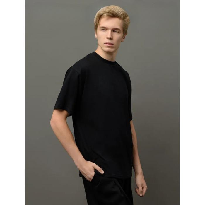 

Multi Colored Solid Color Men s Short Sleeved T-shirt Basic Simple Casual Versatile Top 3XL чёрный