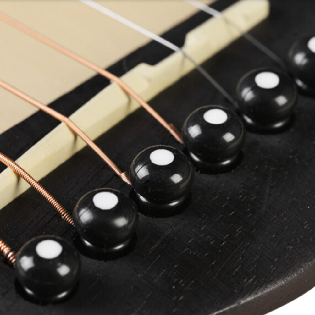 6Pcs Plastic Bridge Pins For Acoustic Guitar Accessories Quality Replacement