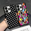 Polka Dots Art Fashion Desgin Plating Phone Case For Xiaomi Redmi Note 14 15 Pro Plus 13 12 11 11S 11T 10 9S 9 5G Anti-Fall Aira