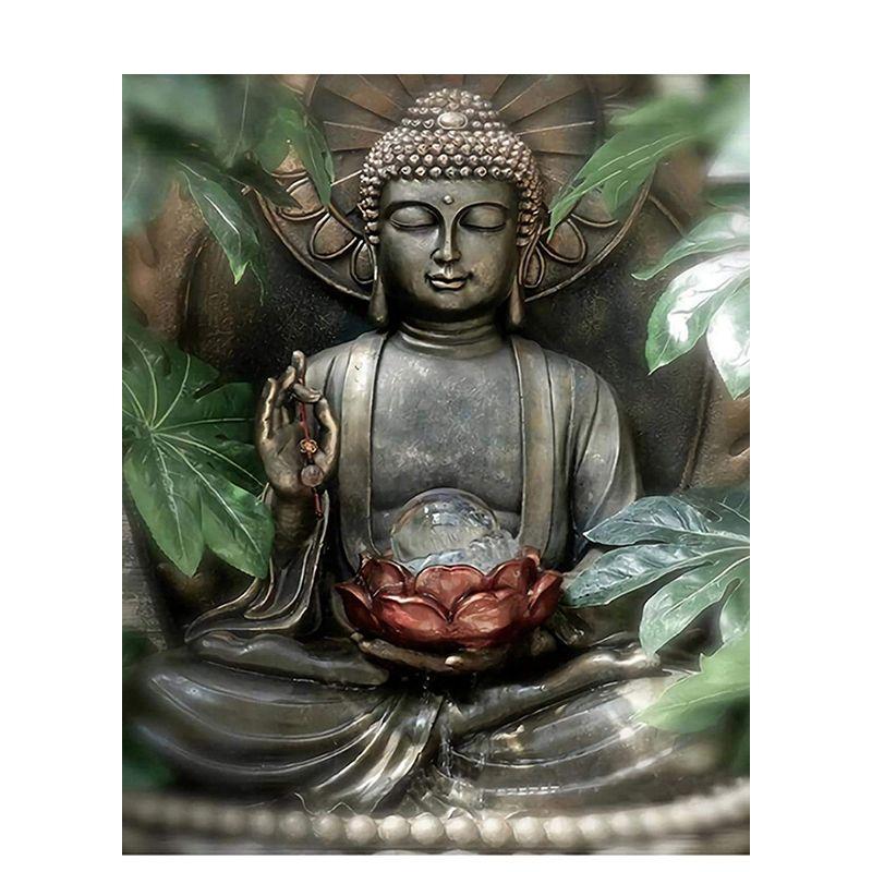 

Алмазная живопись буддизм горный хрусталь искусство 5D Diy Алмазная вышивка религиозные фигуры полная круглая мозаика дома декабрь Full Round 20x30CM