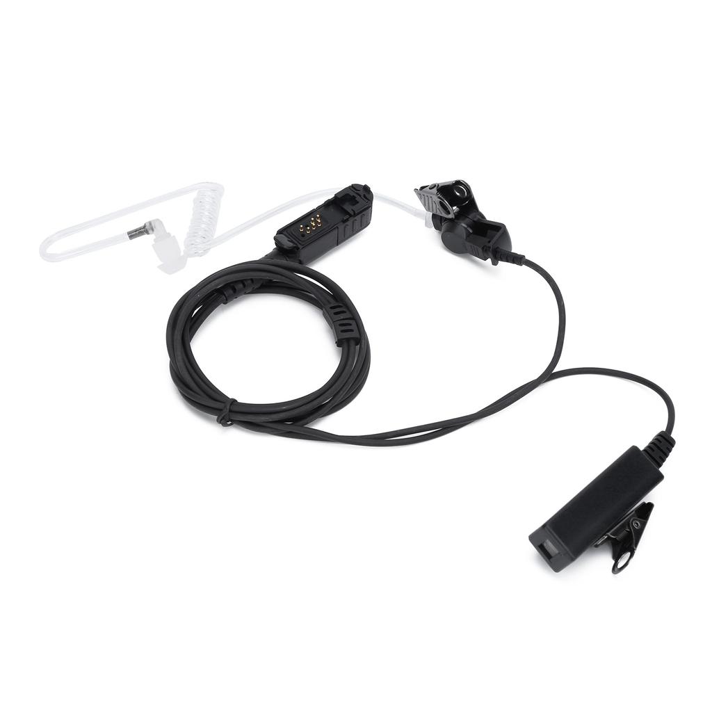 Walkie Talkie Earphone with Microphone PPT Acoustic Tube Replacement for Motorola XPR3300 3500