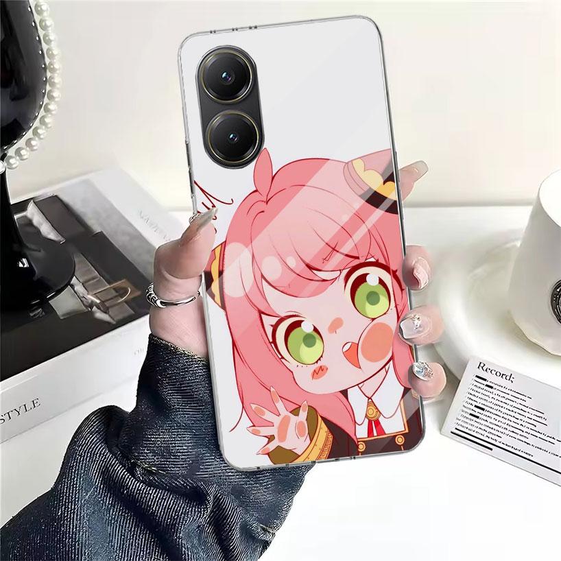 S-Spy Family Anya Soft Phone Case For Xiaomi Redmi 15C 15 13C 13 Poco X5 X6 X7 F7 Ultra M7 12C 12 10 10C 9C 9A 9T 9 Fundas Poco