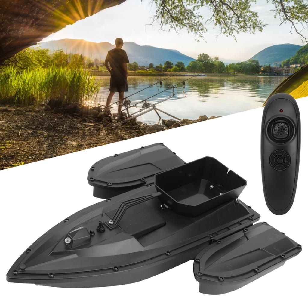 ABS Plastic Waterproof 500M Intelligent Remote Control Fishing Bait Boat Automatic Rowing Single Warehouse Nesting