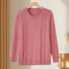 Plus Size 4XL-7XL Elegant Middle Aged Women's Sweater Large Size Knitwear Tops Casual Long Sleeve Autumn Female Clothing