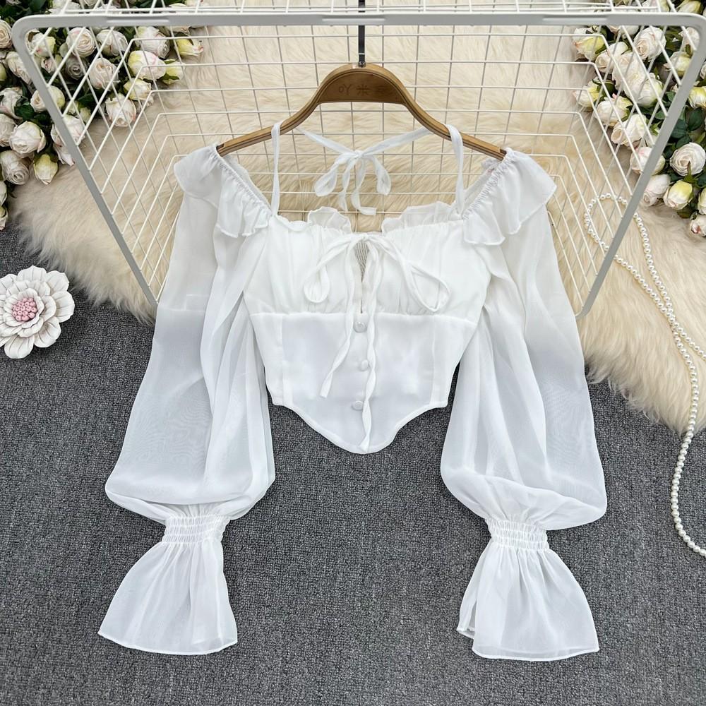 

Милая и крутая футболка с открытыми плечами и принтом ангела средней длины, женская футболка с круглым вырезом и короткими рукавами One Size