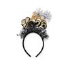 Party Decoration Christmas New Year Headpiece Star/Crown Glitter Hair Hoop  New Year Dress Up