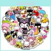 Adorable 50pcs Sanrio Stickers Kuromi Set For Luggage Decor