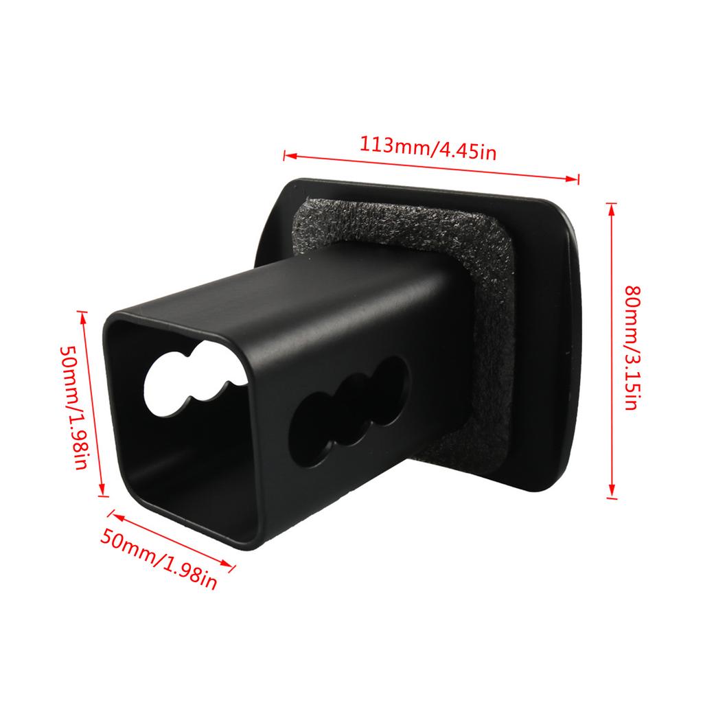 American Flag Emblem Metal Hitch Cover with Locking Pin(Fits 2" Receivers, Black)