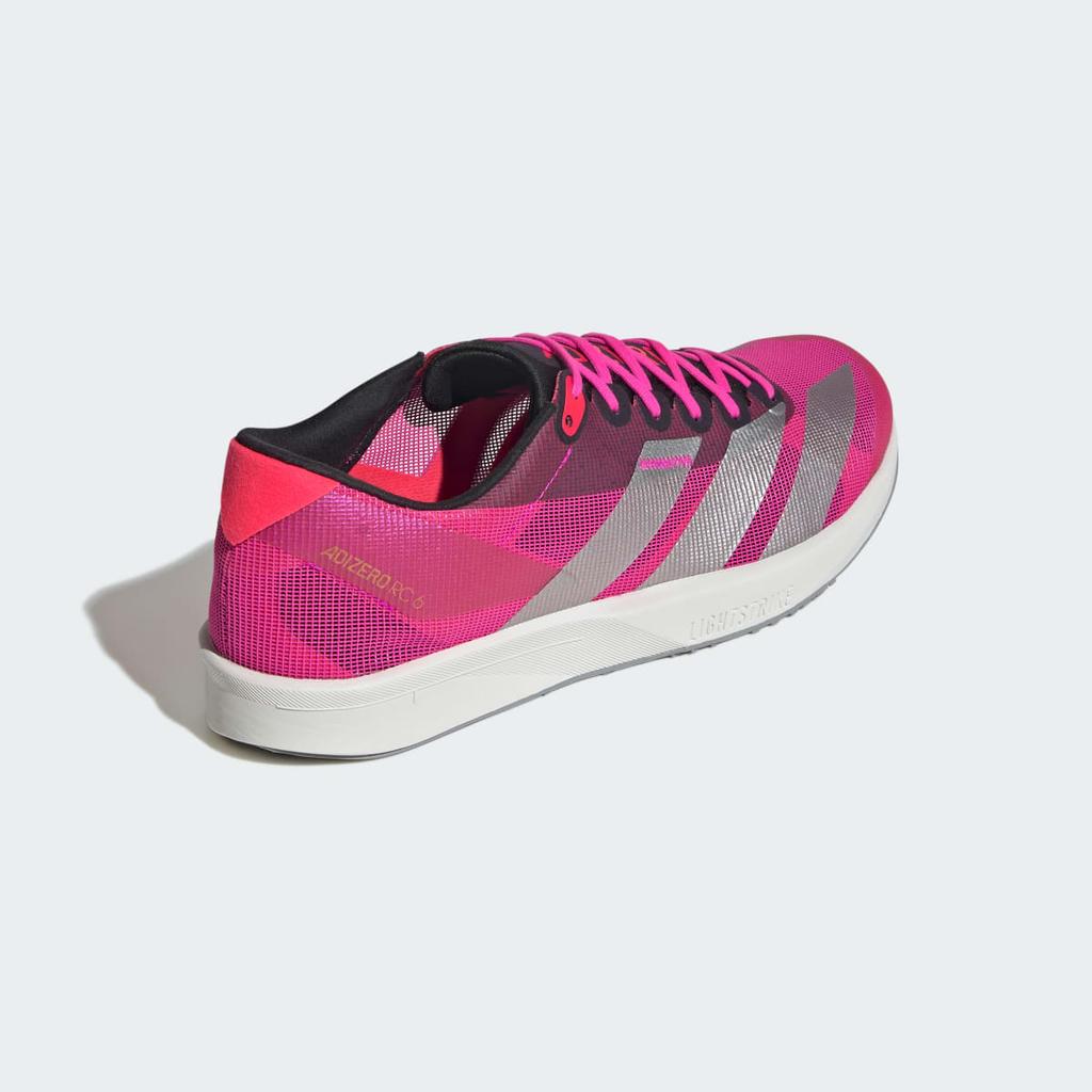 adidas Adizero RC 6 Lightstrike Running JP6662 Unisex Performance Sports Shoes Shock Pink / Silver Metallic / Lucid Red