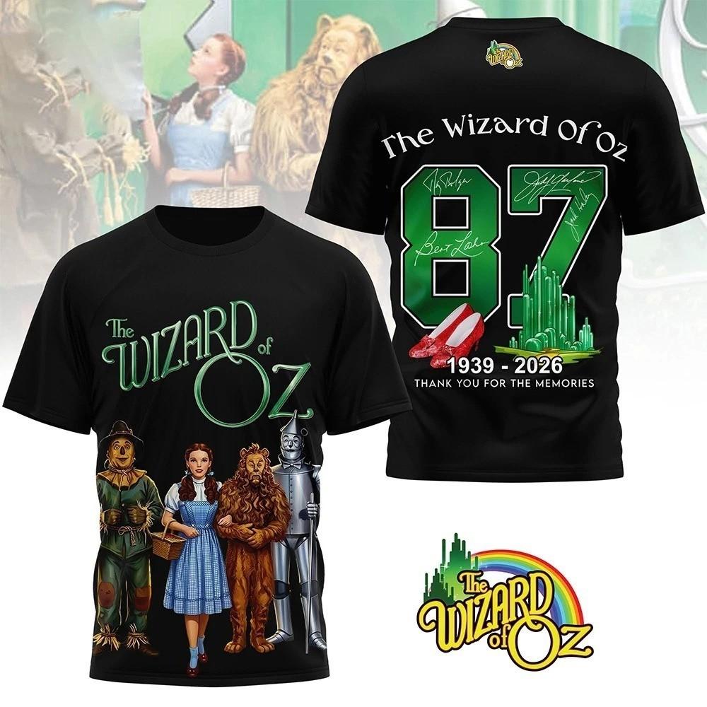 The Wizard Of Oz 87Th Anniversary 2026 Thank You For The Memories Shirt 3D XXL