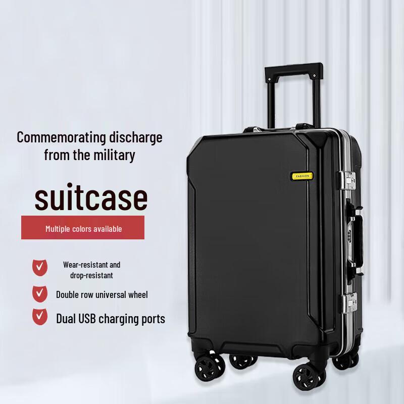 Binghui Commemorative Camouflage Rolling Suitcase
