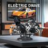 Mould King 10248 V8 Engine Building Blocks – Realistic Twin-Turbo V8 Car Engine Model Kit (3,192 Pieces) Static Display Model for Kids and Teens