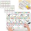 Reusable Training Link Cards Attention Training Color Number Cards  Early Education
