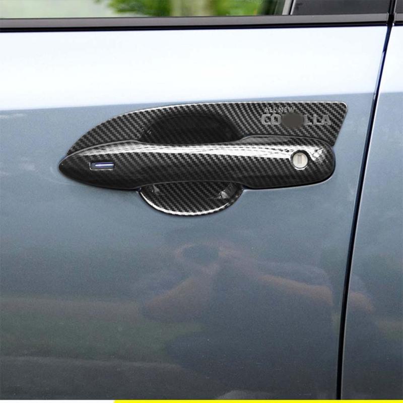 Car Decoration Door Bowl IHandle Cover For Toyota Corolla - Carbon Fiber Cars Accessories Exterior Styling
