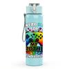 1PC Another Brother Game Controller 750ml Color Plastic Sports Water Bottle Leakproof Flip Straw Lid Suitable for Sports Office Home Use