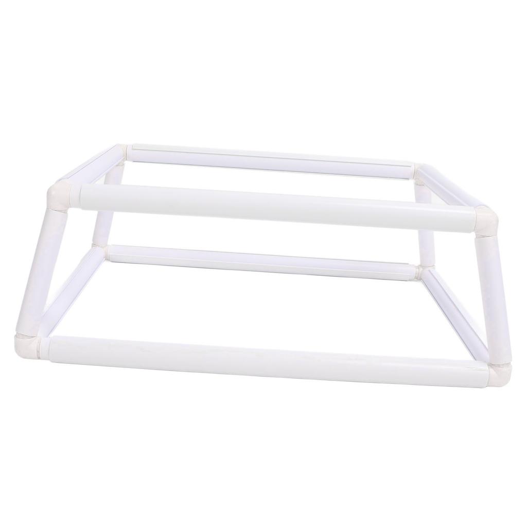 Embroidery Frame Holder Double Layer Clip On   Stitch Hoop Plastic Handheld Frame Rack for Needlework