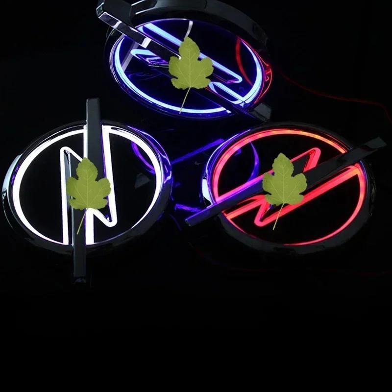 

5D LED Light Emblem Trunk Sticker Auto Exterior Decoration Rear Logo Badge Light for OPEL Zafira Corsa Astra Vectra Antara Mokka