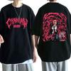 Anime Chainsaw Man Power Double Sided Printed T-shirt Summer Men's Women's Fashion Casual Oversized Streetwear Manga Lovers Gift
