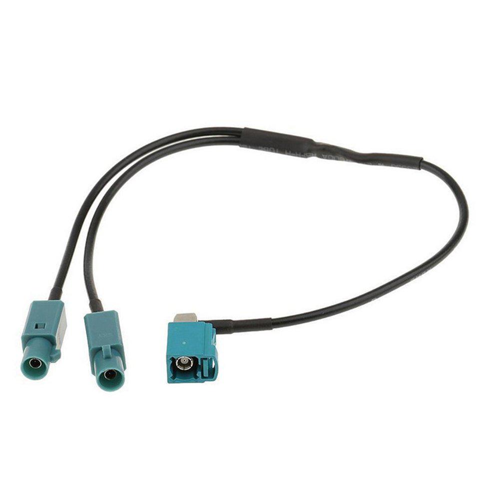 pour Adaptateur de Ligne de Conversion antenne FM Volkswagen Double FAKRA Radio