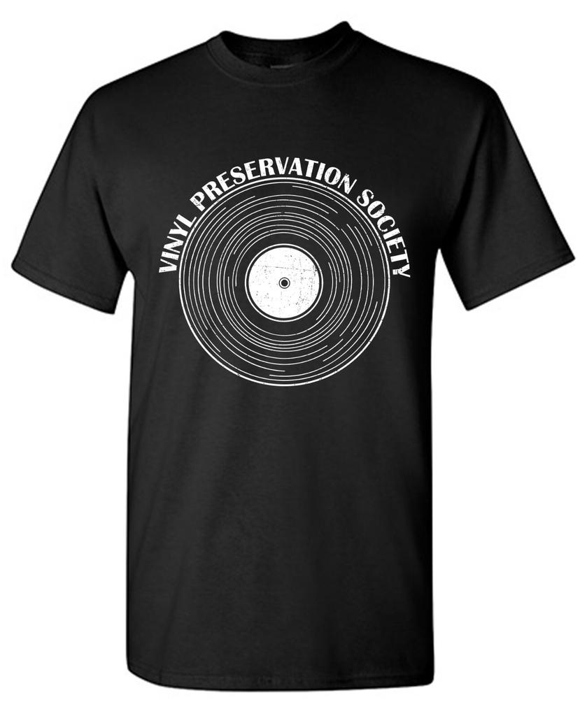 Vinyl Society Sarcastic Humor Graphic Tee Gift For Men Novelty Funny T Shirt