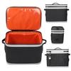 20L Outdoor Tragbare Haushalt Auto Kaltlagerung Isolierte Lebensmittel Thermische Kühltasche für Camping AngelnSchwarz