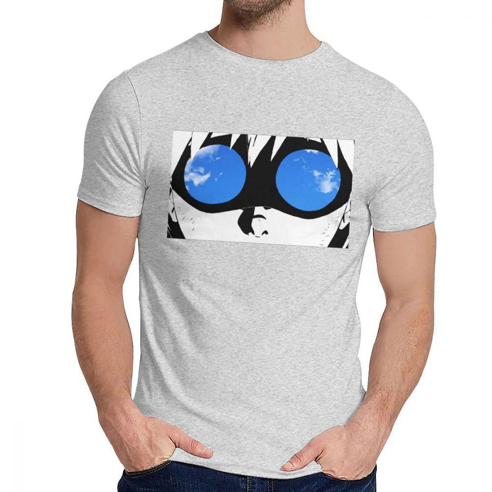 O Neck Gurren Lagann Simon Kamina T Shirt Graphic Print Unisex Soft Slim Top Tee Free