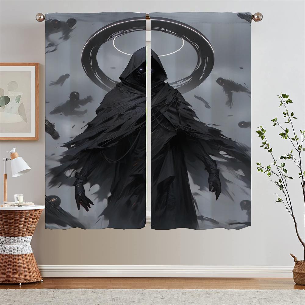 

Спальня затемняющие шторы гостиная ворона штора для украшения гостиной короткие оконные шторы предложения разделительные кудри жалюзи W50xH70cmx2pcs-CL