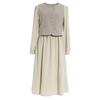 TATU Women's Korean Style Vest Dress Two-Piece Set