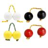 1 Pair of Rhythmic Plastic Sand Ball Instrument Maracas Percussion Children