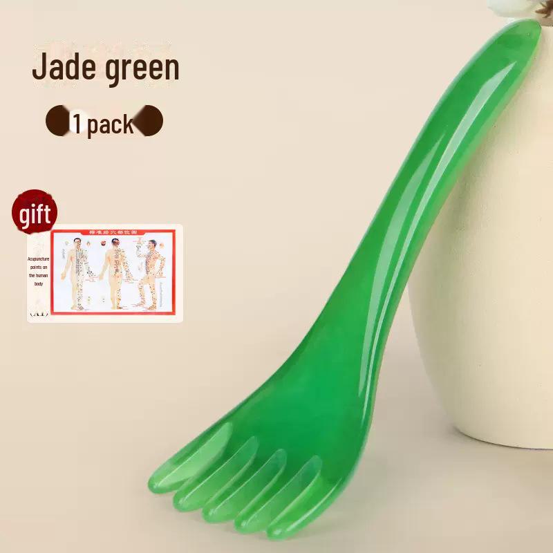 Kopfhautmassagegerät mit fünf Krallen: Akupressur-Kamm zur Entspannung und Dekompression