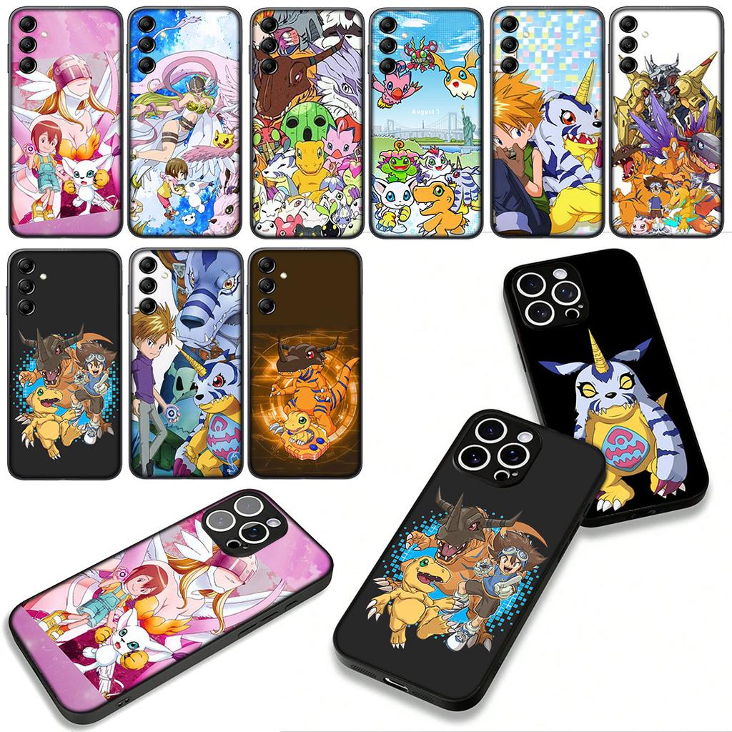 for Samsung Galaxy A25 A37 A57 A12 A14 A50 A51 A70 A71 A72 A04 M15 Note 20 9 8 10 Case Digimon Adventure Digital Digital Monster