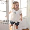 David Bella Girls' Shorts Set Summer Dress New Baby Cotton Two Piece Set Children's Stylish Clothes