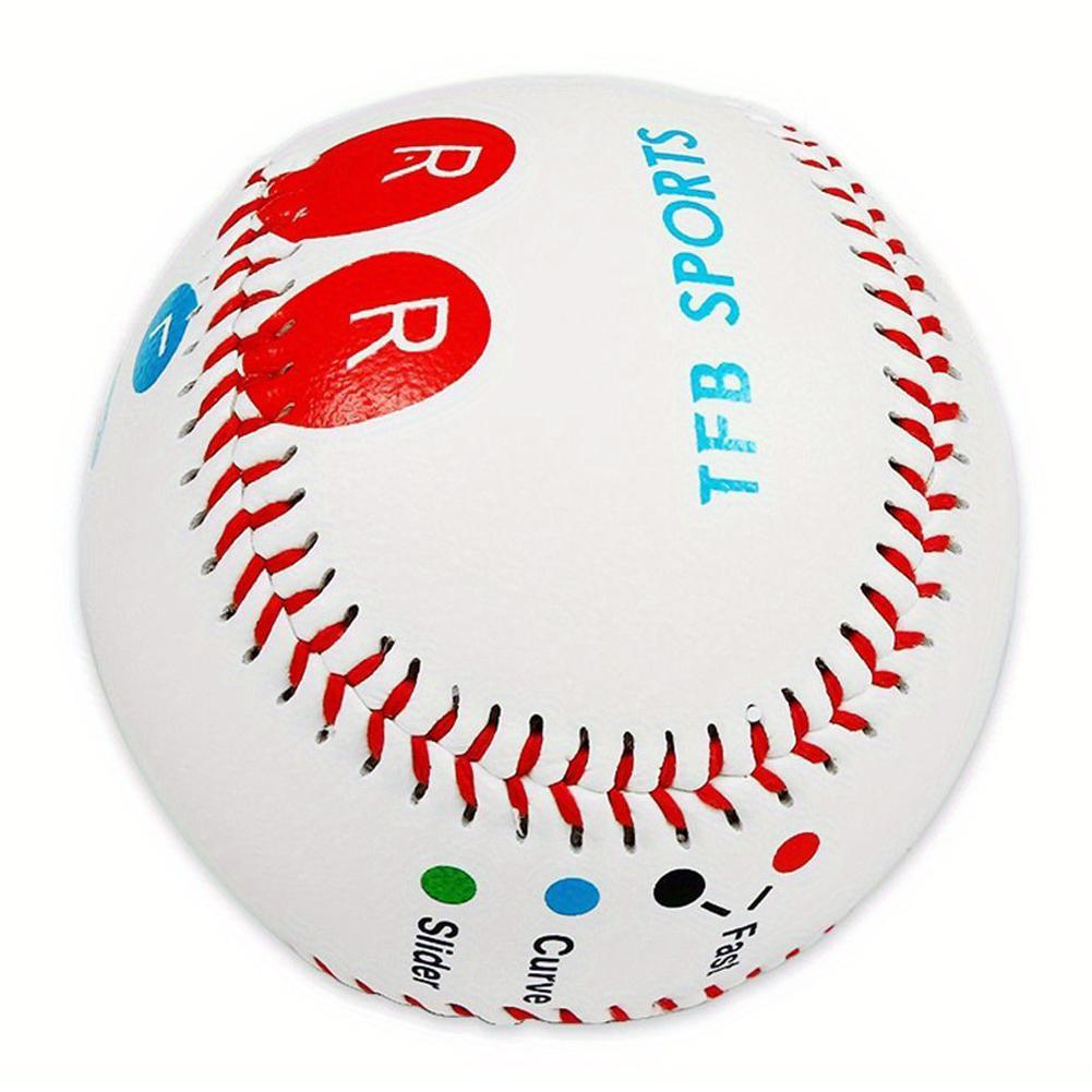 

9 Inch Competition Training Baseball with Finger Placement Markers Outdoor Practice Baseball for Adults Baseball Fans