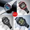 18mm nerezový řemínek k hodinkám pro Casio řady A158/159/A168/169/F91W AQ-S810/AE1200/1300 Kovový řemínek na hodinky Pánský Dámský Náramek