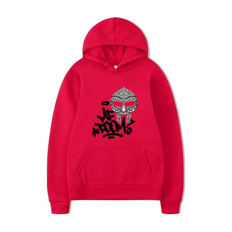 ME DOOM Printed Men's Autumn and Winter New Hoodie Brand Hoody Clothes Vintage Fashion Long Sleeve Pullovers