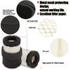 HIFROM Air Filter Pre Filter Fuel Filter kit Compatible with John Deere L105 L107 LA135 LA145 D160 D170 E100 E120 E130 Z335E Z335M Z345R Z355R