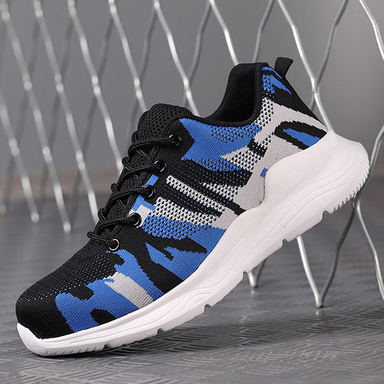 

Labor Protection Indestructible Work Shoes Composite Toe Light Weight Safety Shoe Breathable 41 синій