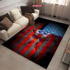 Nr. 1 DC Superman Logo Themen Teppich! Bodenmatte für Schlafzimmer und Wohnzimmer, rutschfest, elegante Heimdekoration, strapazierfähiger, maschinenwaschbarer Teppich