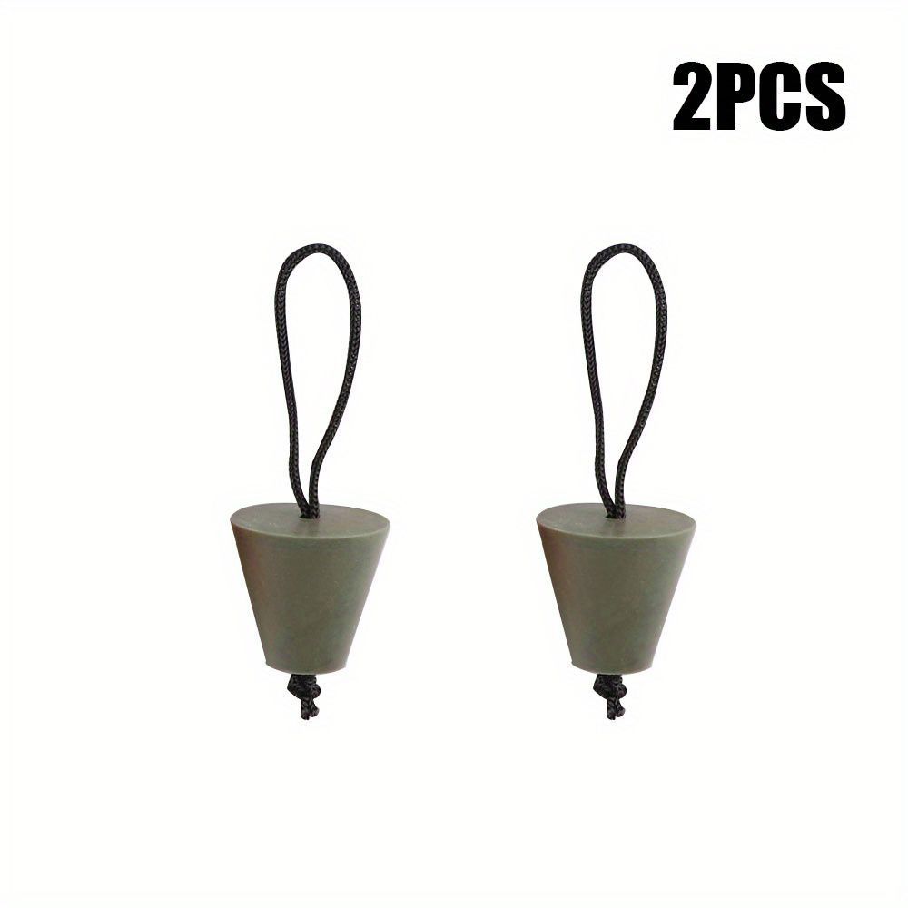 

2pcs Kayak Drain Plug with Drawstring, Universal Rubber Drain Hole Plug, Suitable for Kayaking зелений
