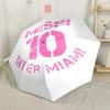 Messi Inter Miami Cf Compact Travel Automatic Umbrella Retractable Design with 8-Rib Durability Foldable Design for Outdoor Daily Use Elegant Umbrella