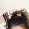 3 Stück weiche Stoff-Haargummis, gemischtfarbige elastische Gummibänder, minimalistisches gedrehtes Haarseil-Set, Haarschmuck für Damen. Haargummi