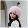 Autumn Winter Plush Faux Fur Bucket Hat: Fairy Princess Style