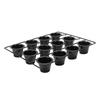 12 Cup Muffin Pan Carbon Steel Cupcake Baking Pan Anti Stick Cupcake Tin for Home Kitchen