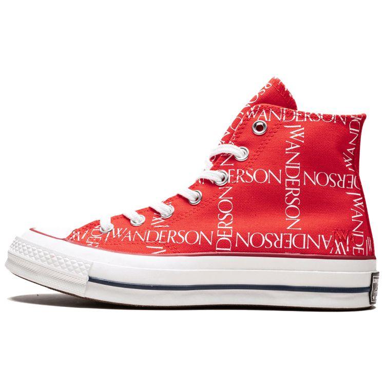 

Конверсы JW. Кроссовки унисекс Anderson x Chuck 70 Hi Top Grid Red Flame-Scarlet White 162290C