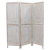 Screen - Ethnic - Mango Wood - MDF - 150x2x180 Cm - Natural Color