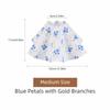 Fashion Linen Fabric Petal Table Lamp Shade Handmade Flower Pattern Table Lamp Shade Elegant Retro Lampshade Cover Wedding