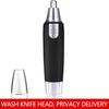 Rechargeable Nose Hair Trimmer for Men & Women - Electric Shaving and Cleaning Clipper