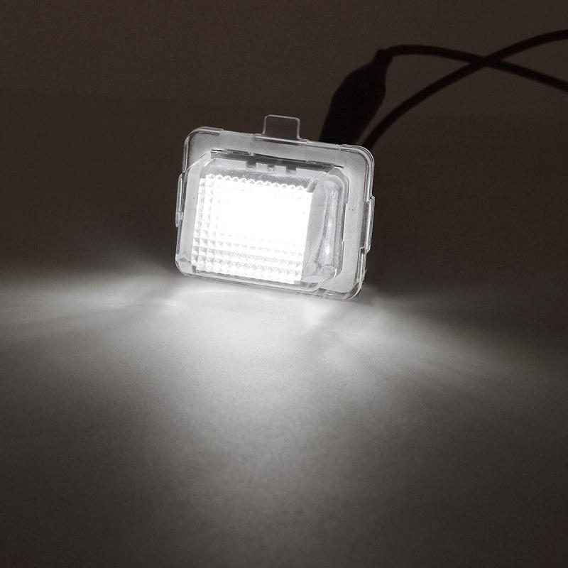 2 Pcs Canbus LED Car Number License Plate Light Assembly Auto Lamp Luces 6000K For Mercedes Benz W204 W221 W207 W218 W212 W216