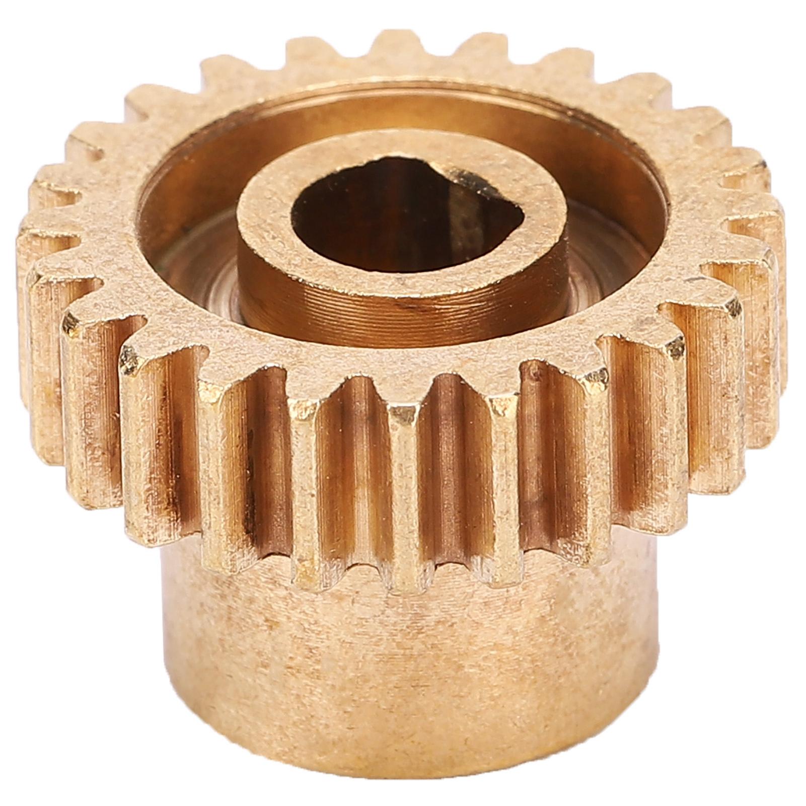 

430100060024 Звездочка 24 зуба Латунь 6мм D-образное отверстие MOD 0.8 Шестерня Запчасти для промышленных роботов